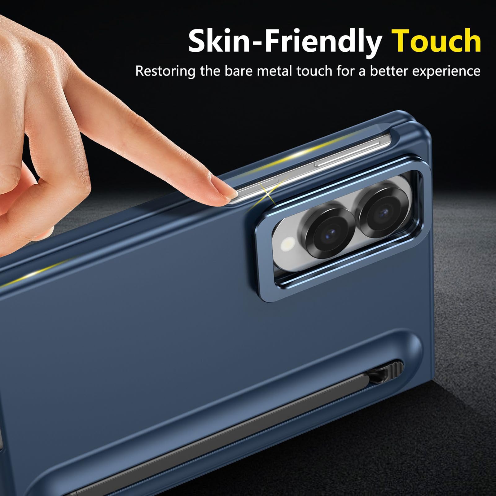 Modne etui do Samsung Galaxy Z Fold 8, matowa ochrona ekranu