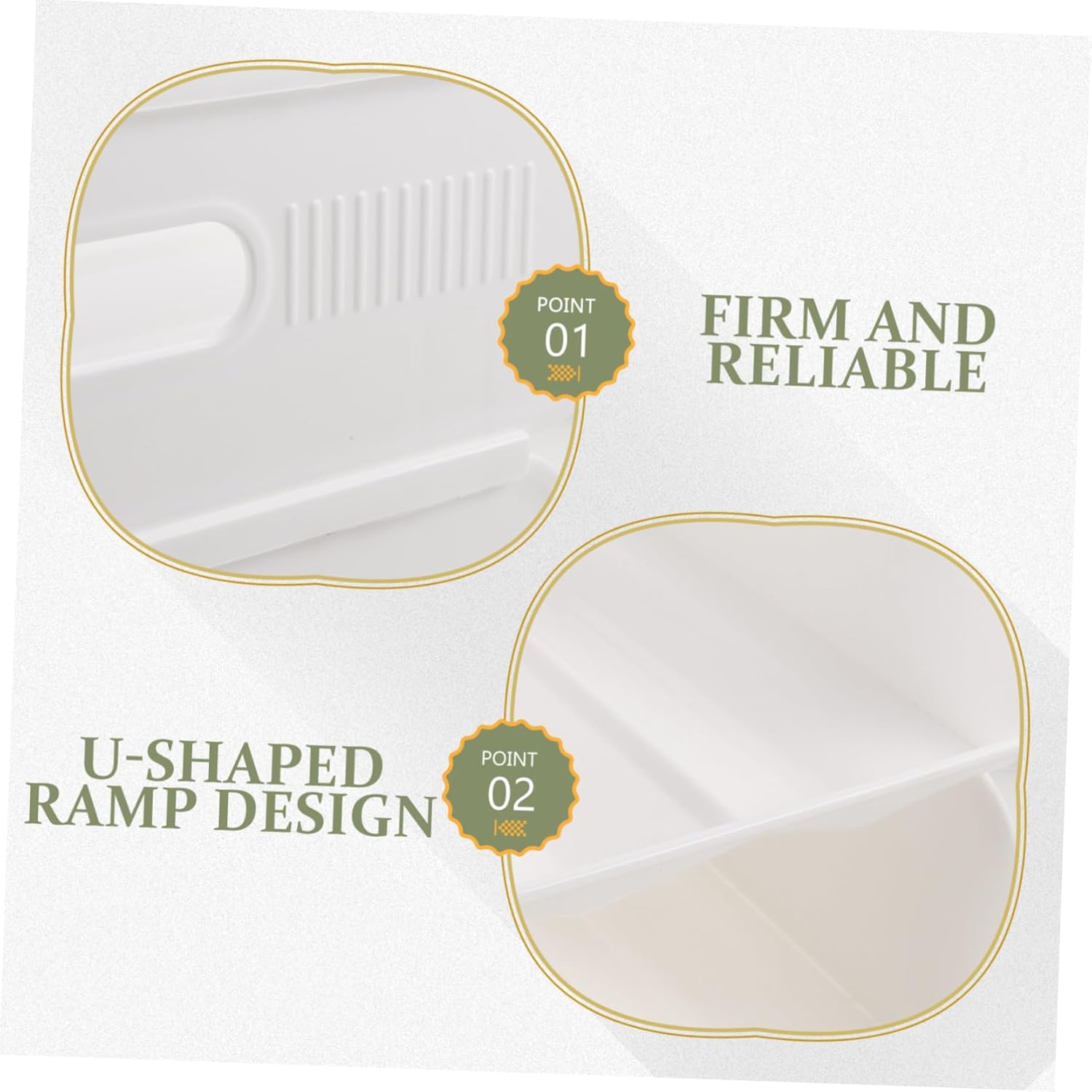 Refrigerator Egg Holder Lid Multi-layer Egg Storage Container for Organized Kitchen and Easy Visible Rolling Feature Space-saving Rack for Fresh