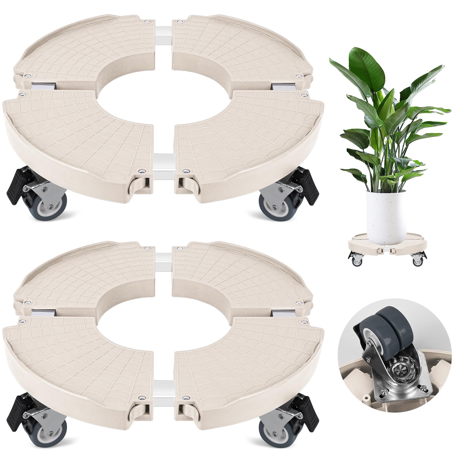 ToLanbbt 2 Pack Beige