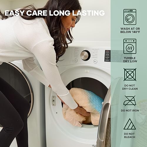 Miniatura 8 de OhGeni Protector de colchón 100% impermeable, protector de colchón tamaño Queen, se adapta a colchones de 6 a 20 pulgadas con bolsillo profundo,