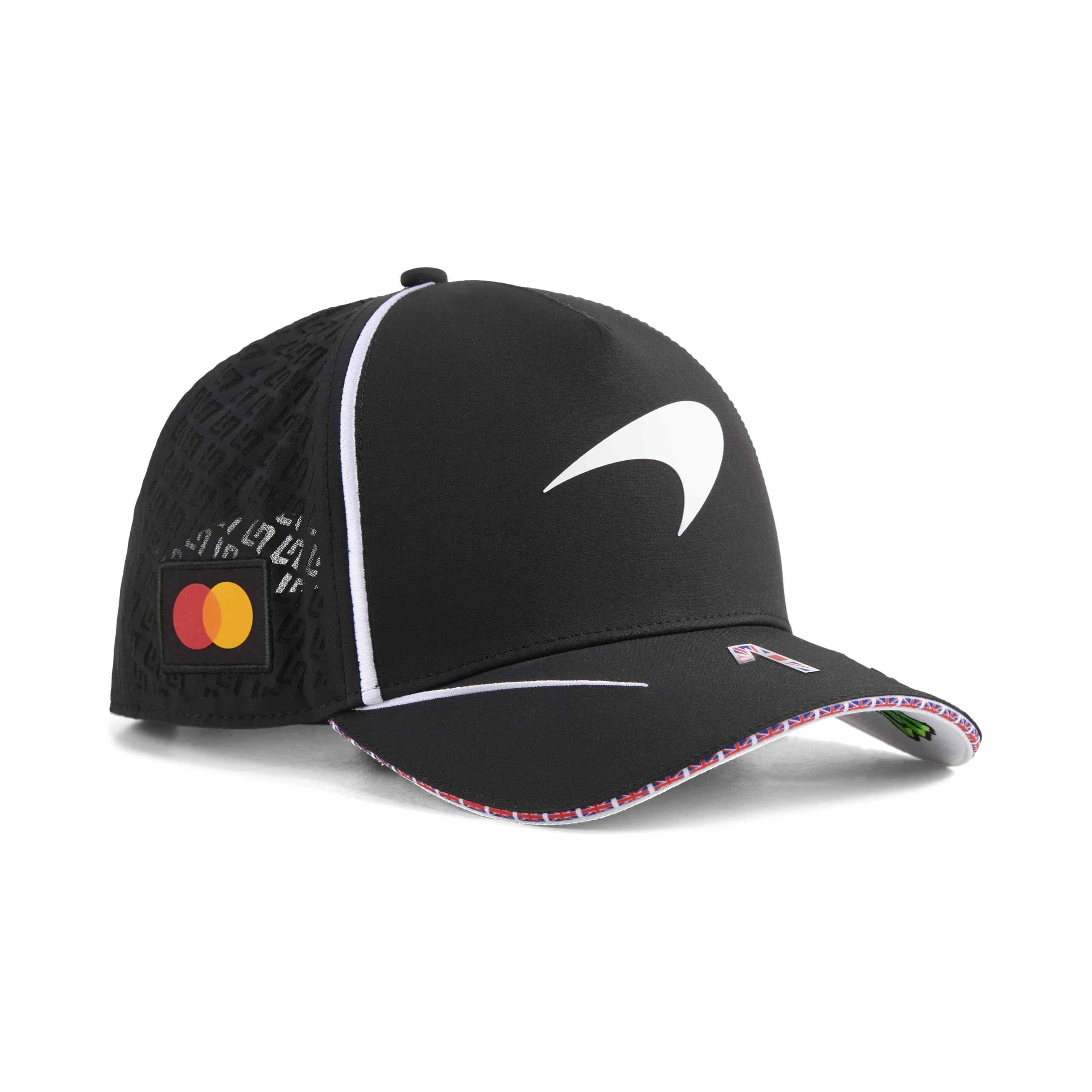 PUMA Erwachsene McLAREN Racing Lando Norris Replica Baseball-Cap OneSize, Black | Offizielle lizenzierte Replica-Sammlung, Wie getragen von Lando Norris, Gebogene Krempe mit Snapback-Befestigung hinten
