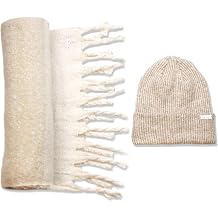 Nicole Miller Women's Winter Beanie and Hanging Scarf