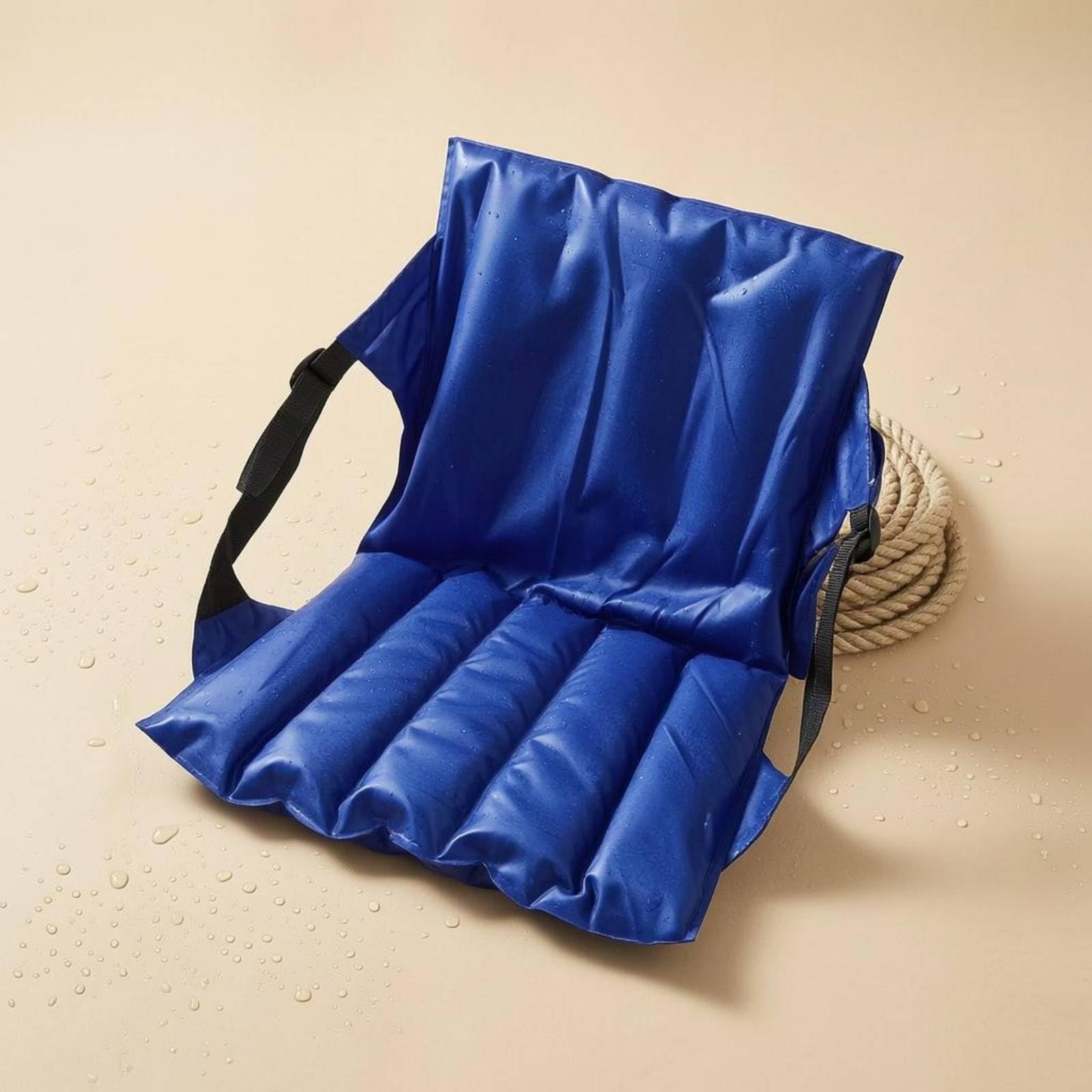 Respaldo para Kayak Asiento Cojín Soporte Lumbar Respaldo Acolchado con Malla Elástica y Correas de Ajuste Adecuado para Kayak Rafting Surf Costeras Turismo Náutico, Rojo