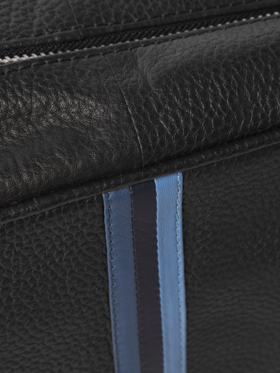 JACK & JONES Jacanthony - Beauty case da uomo, in pelle, misura standard, colore: nero, Nero, Misura standard, Borsa cosmetica