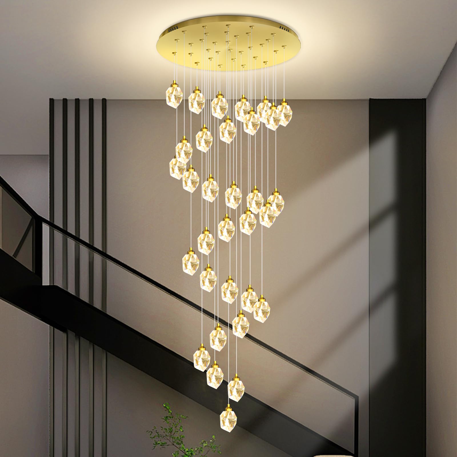 Spiral Staircase Chandelier