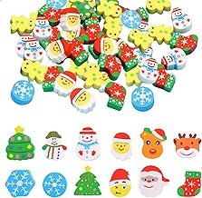 120PCS Mini Novelty Christmas Erasers, Ginger Bread Man Erasers, Novelty Pencil Erasers, Christmas Rubber for Kids