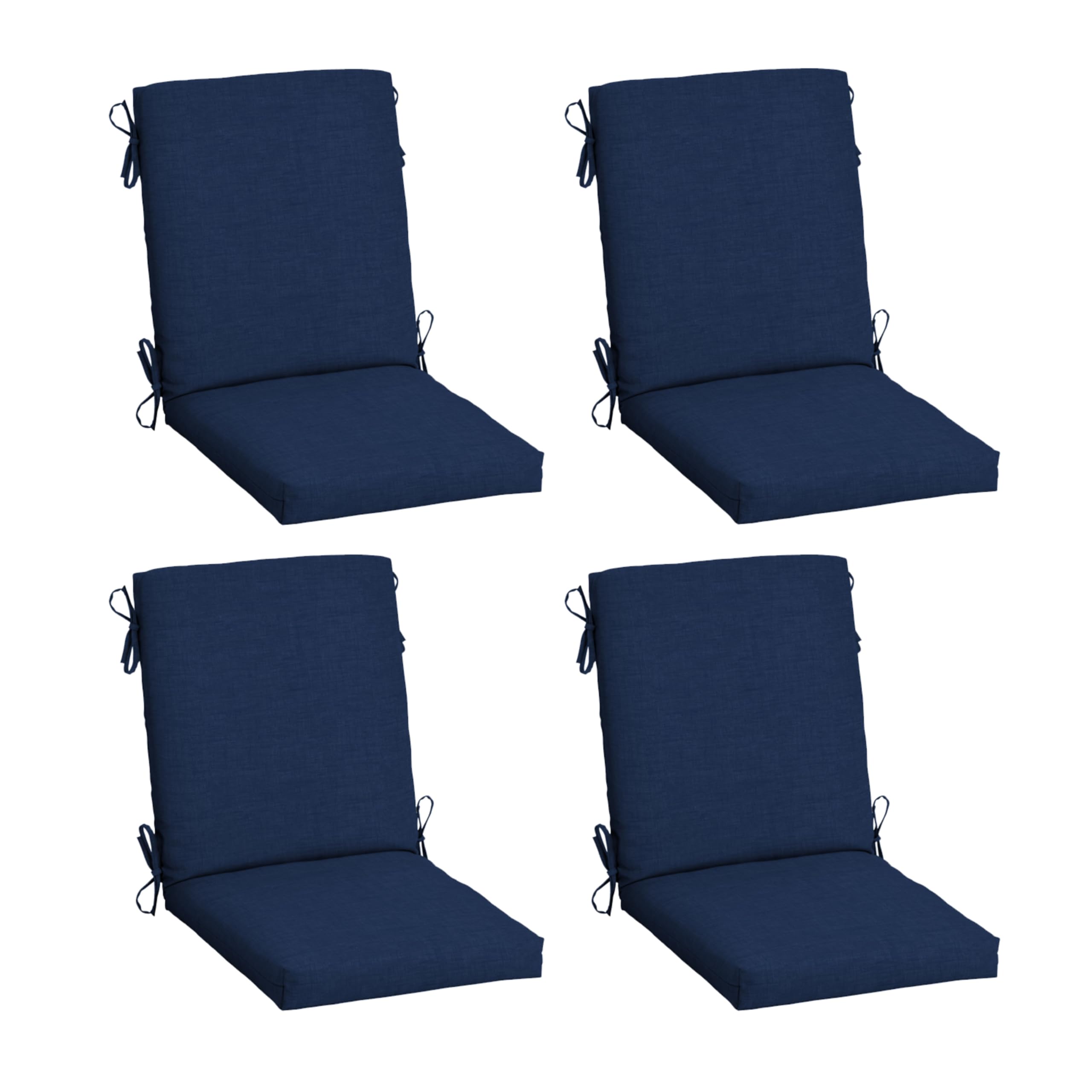Outdoor Dining Chair Cushions, Sapphire Blue
