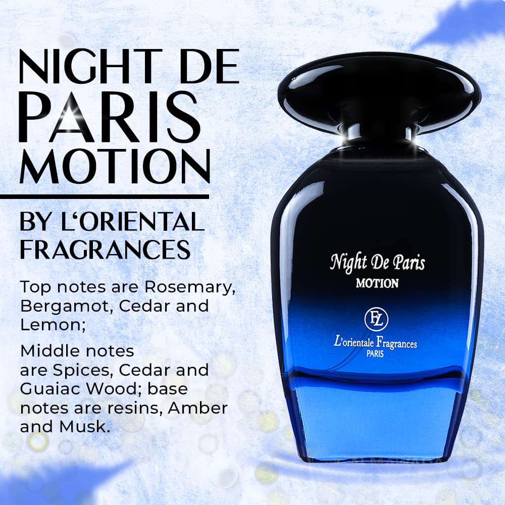 Night De Paris Motion By L'Oriental Fragrances Eau De Parfum 3.3OZ (NIGPFZ006) - Image 6