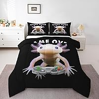 Vista 45 de Juego de edredón de motocross para adolescentes, juego de ropa de cama con bandera estadounidense, edredón de plumón para deportes extremos