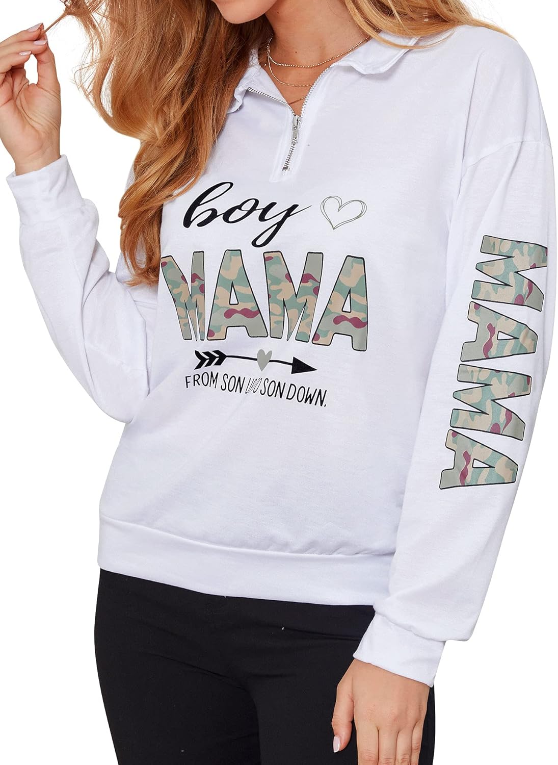 Boy Mom Tee Shirt Women Short Sleeve Letter Printed Graphic Shirts Cute Mama Gifts Casual Summer Tops - Image 5