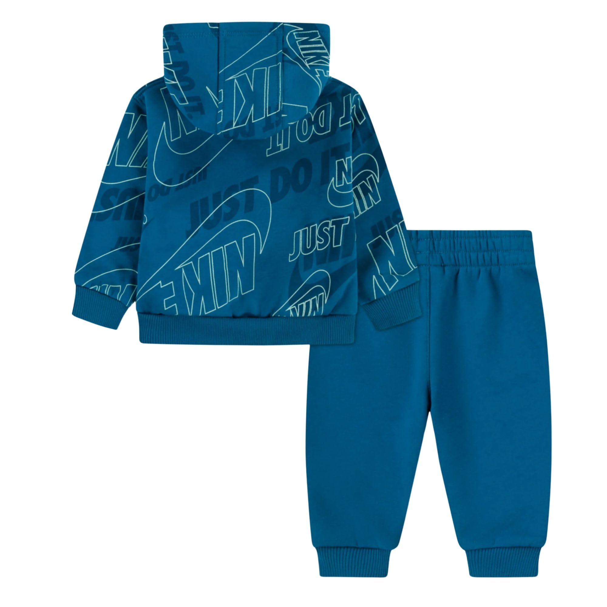 Nike Tuta da Neonati con Cappuccio Weight Light Blu