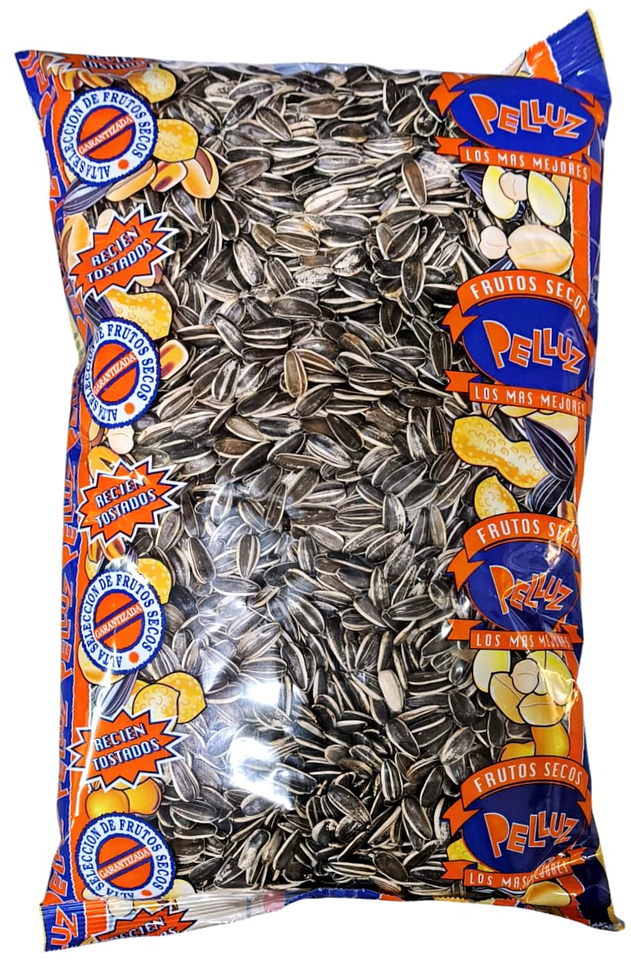 Pipas de Girasol Crudas 1 Kg - Deliciosas Pipas con Cáscara - Marca Pelluz