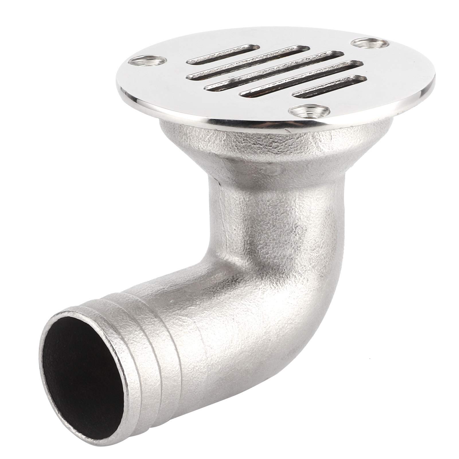 Drain de pont de bateau 32 x 76 mm coudé pour sol