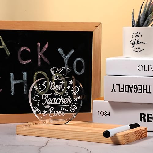 Miniatura 4 de Regalos de agradecimiento para profesores en forma de manzana para mujeres, Navidad, agradecimiento, profesores, regalos de graduación de regreso a