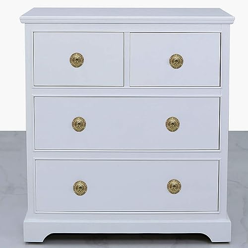 Miniatura 6 de Pomos de puerta de latóntiradores de cajónpomos de puerta de aparadorpomos de manija para armarios, armarios y armarios de cocinadecoración clásica