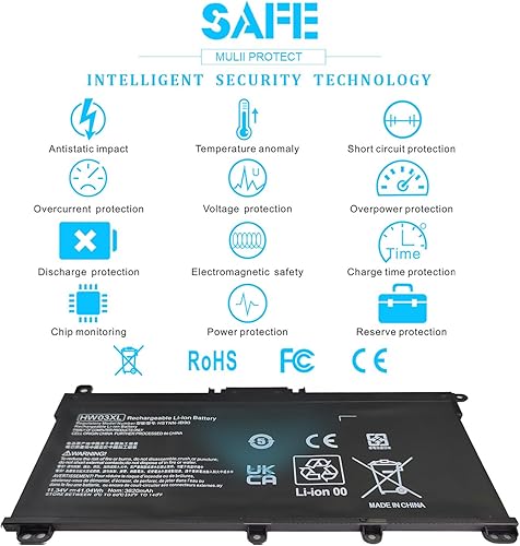 Miniatura 6 de HW03XL L97300-005 - Batería para HP Pavilion 15-EG 15-EH 17-CN 17-CP 15-EG0073CL 15-EG2073CL 15-EG1053CL 15-EG1073CL 15-EG3053CL 15-EG2053CL