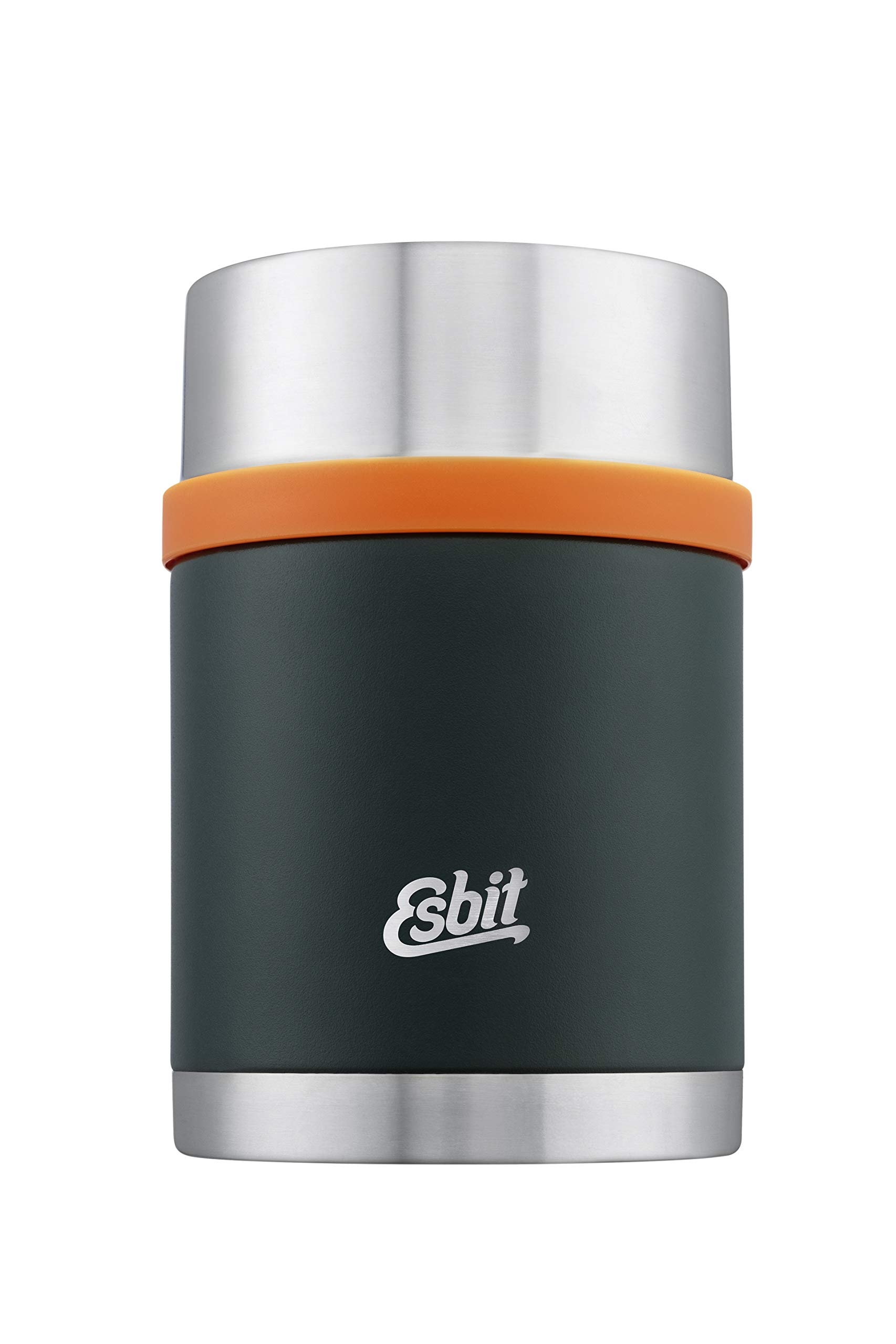 Esbit Thermobehälter Sculptor für Essen - Warmhaltebehälter 750 ml in Forest Green - aus Edelstahl für warme und kalte Speisen