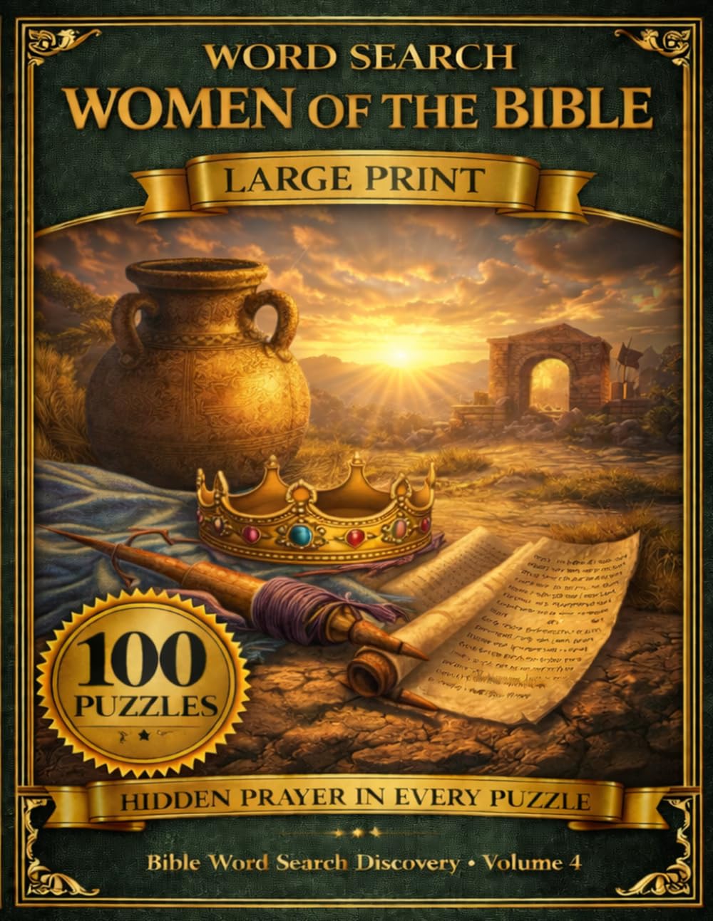 Women of the Bible Word Search: 100 Large Print Puzzles with Hidden Prayers and Stories of Faith (Bible Word Search Discovery)