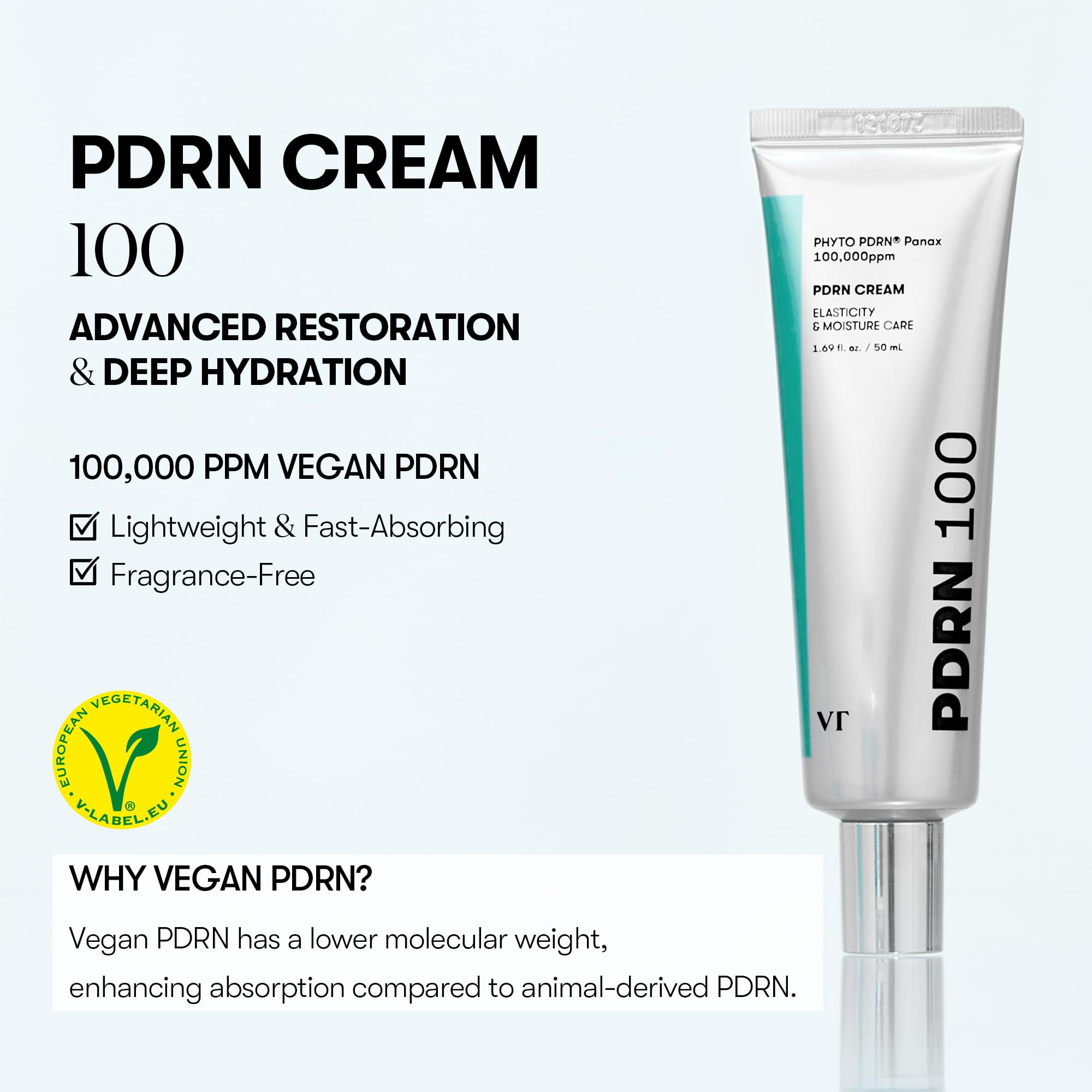 Amazon.com: VT COSMETICS PDRN Cream 100, Nourishing & Restorative