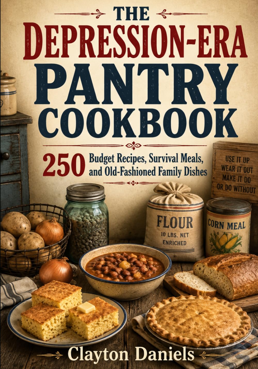 The Depression-Era Pantry Cookbook: 250 Budget Recipes, Survival Meals, and Old-Fashioned Family Dishes