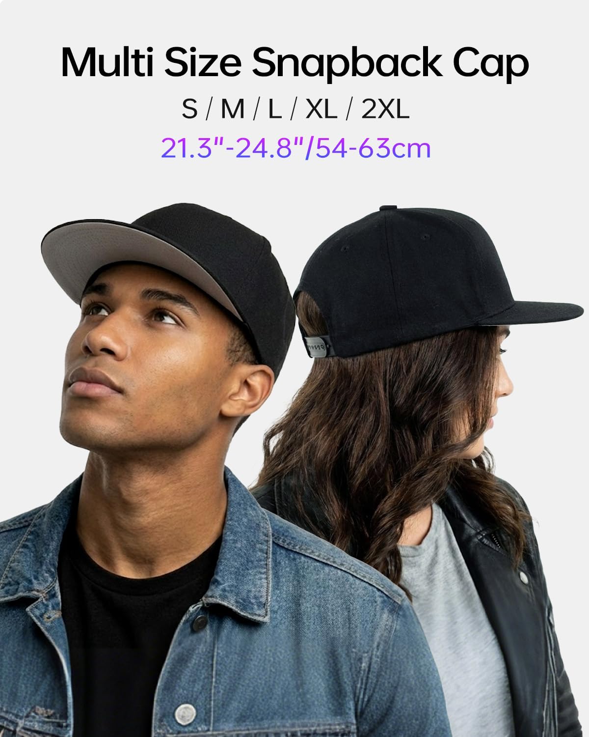 Feng Shui， Berretto da Baseball con fattura Piatta S/M/L/XL/XXL/3XL per Teste Grandi/Piccole, Berretto da Corsa Hip-Hop a Corona Alta