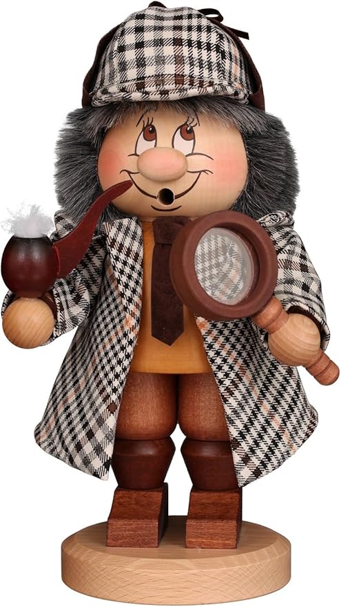 Ulbricht Seiffen Räuchermännchen Wichtel Sherlock Holmes Neu 2022