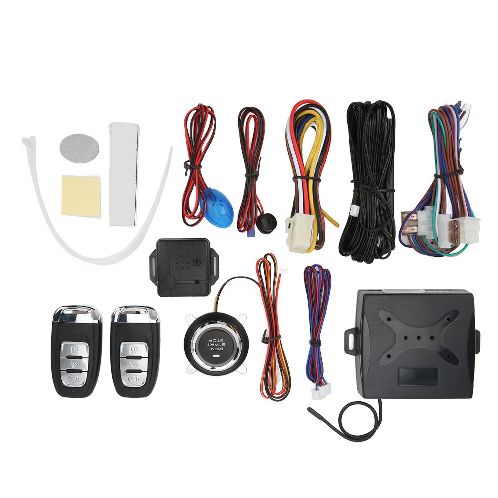 Système D'entrée sans clé de Voiture, Reconnaissance d'identité de Lumière D'avertissement LED de Détection de Télécommande 12V pour L'automobile