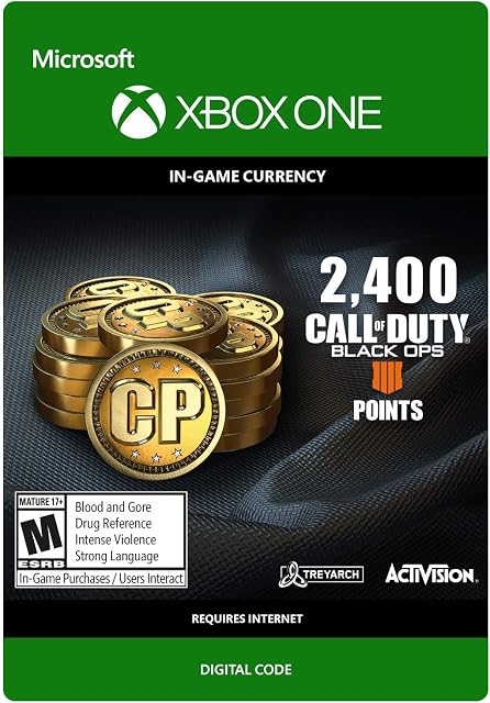 Call of Duty: Black Ops 4 - COD Points - 2400 CP - [Xbox One Digital Code]