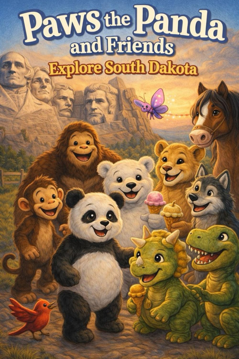 Paws the Panda and Friends: Explore South Dakota: 42