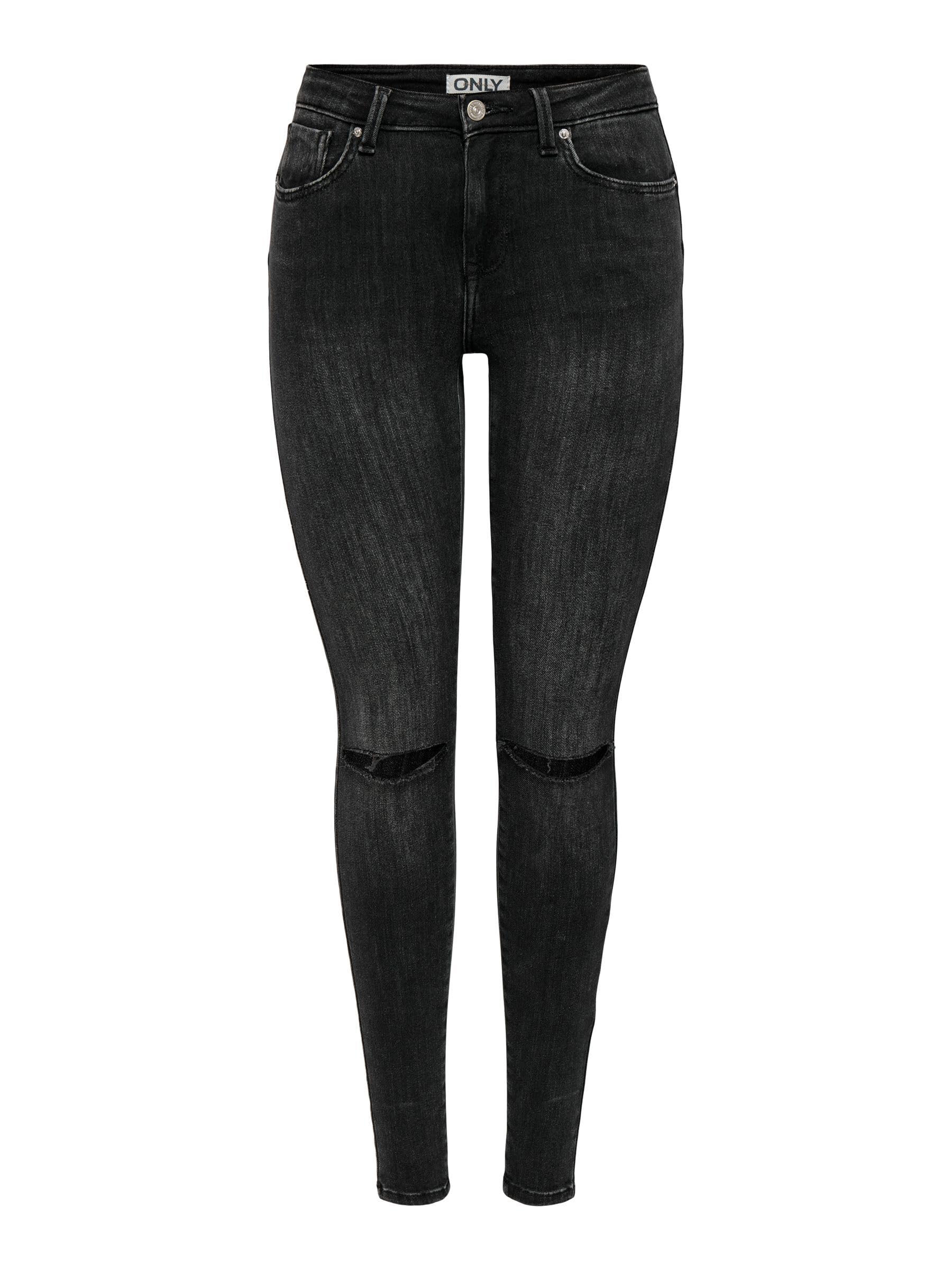 ONLY Female Skinny Jeans ONLPOWER Mittlere Taille Skinny Fit Knöchellang Jeans