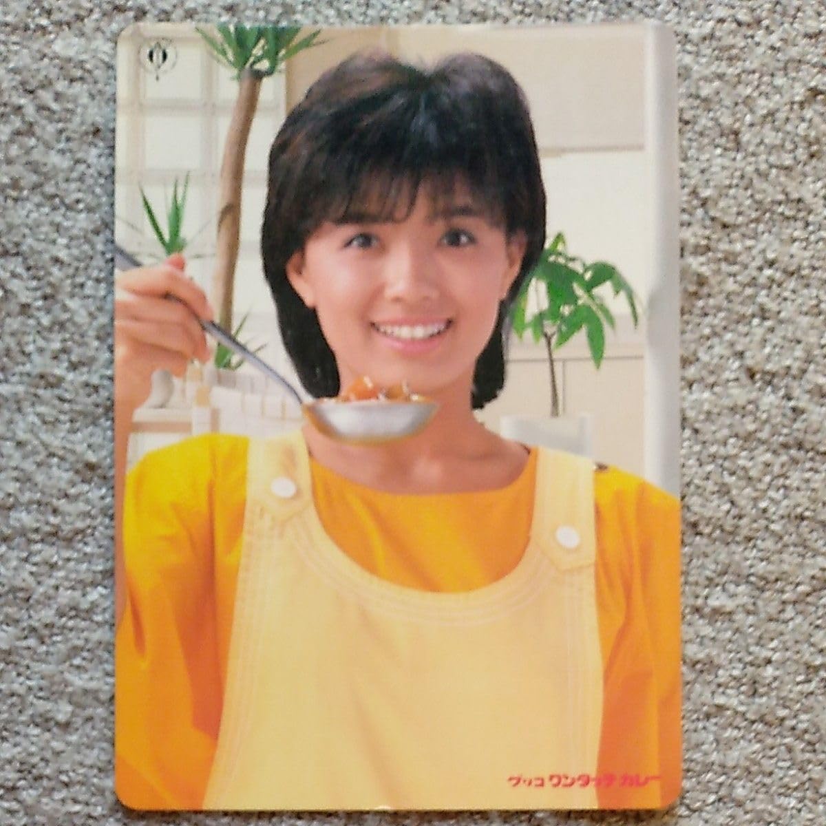 Amazon.co.jp: 榊原郁恵さんの下敷き三枚セット グリコ ワンタッチ