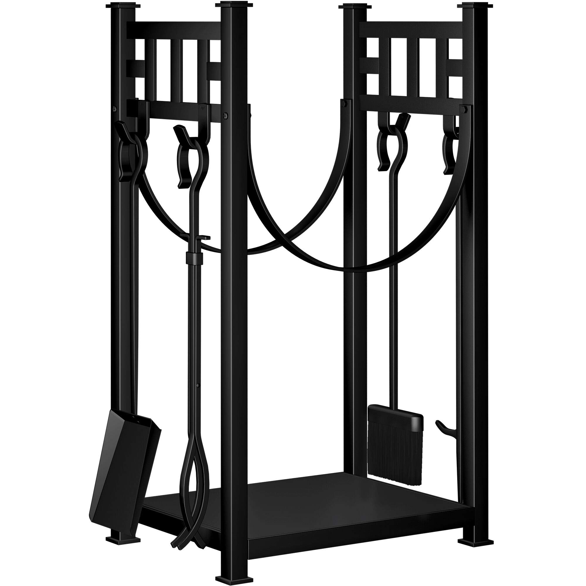 Buy Amagabeli 31.6in Large Firewood Rack Fireplace Rack Indoor Bin Log