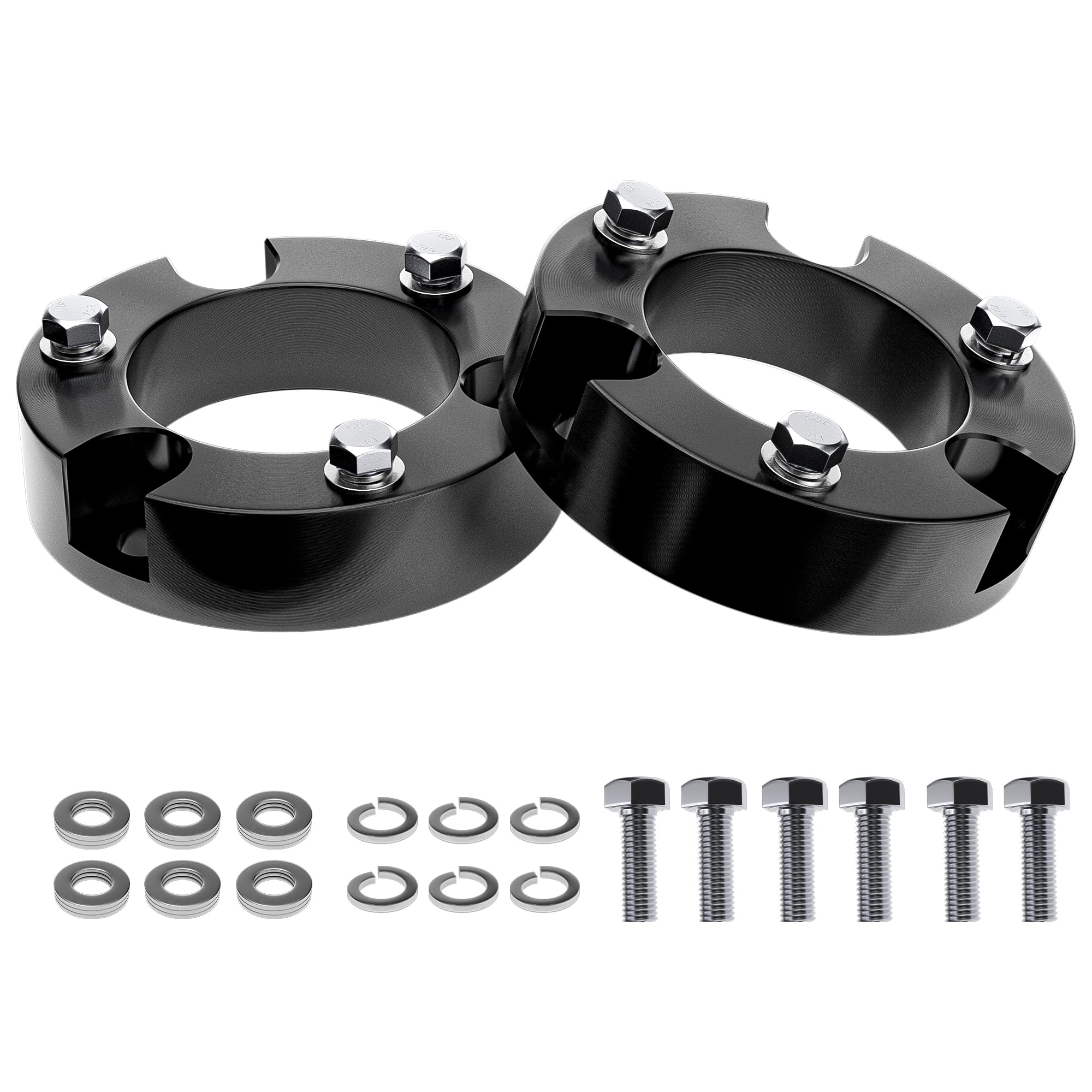 FLYCLE 2.5 Inch Front Leveling Lift Kits for 1999-2006 Tundra, 2'' Forged Front Strut Spacers Suitable for Tundra 1999-2006