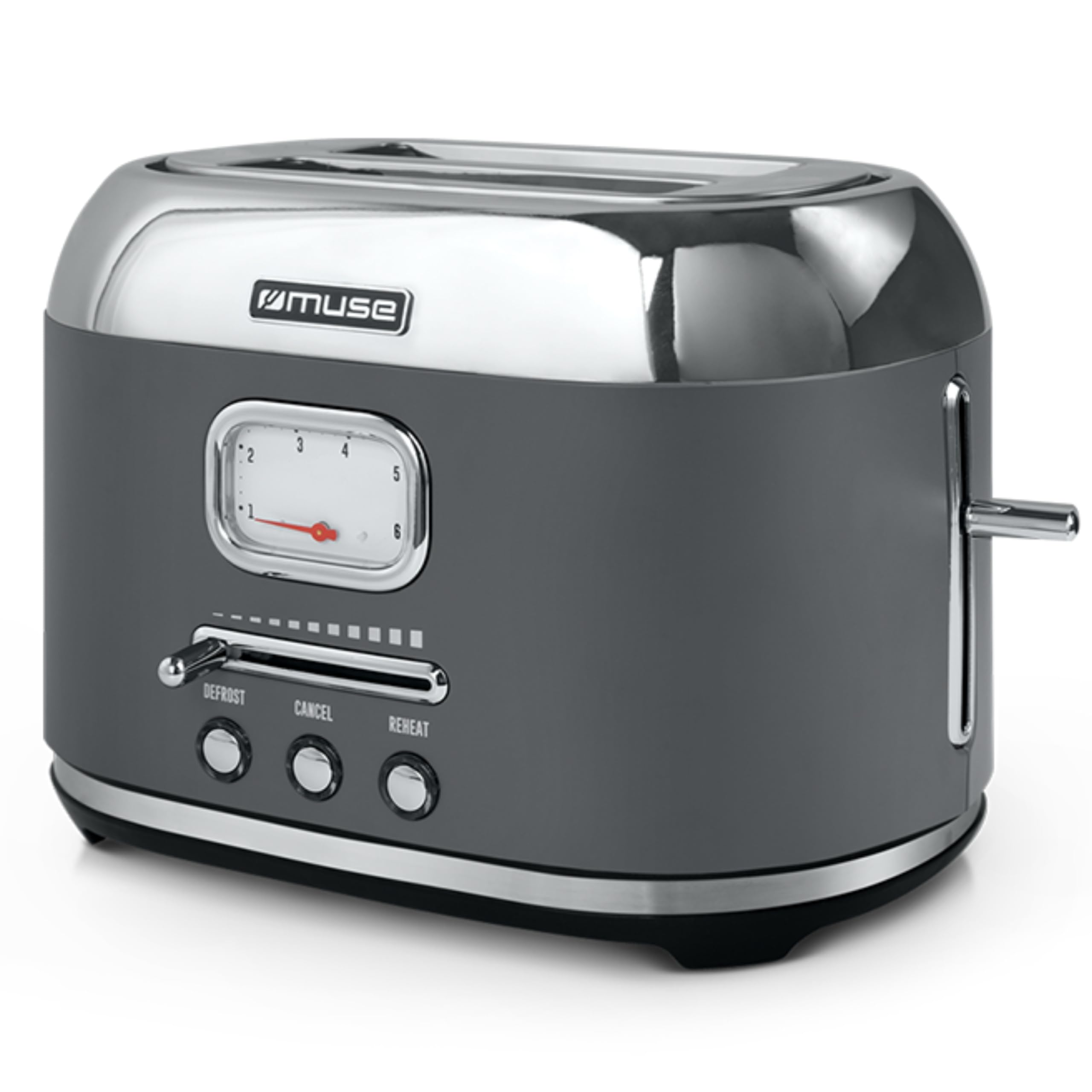 Muse MS120DG. Tostador de 2 rebanadas de pan