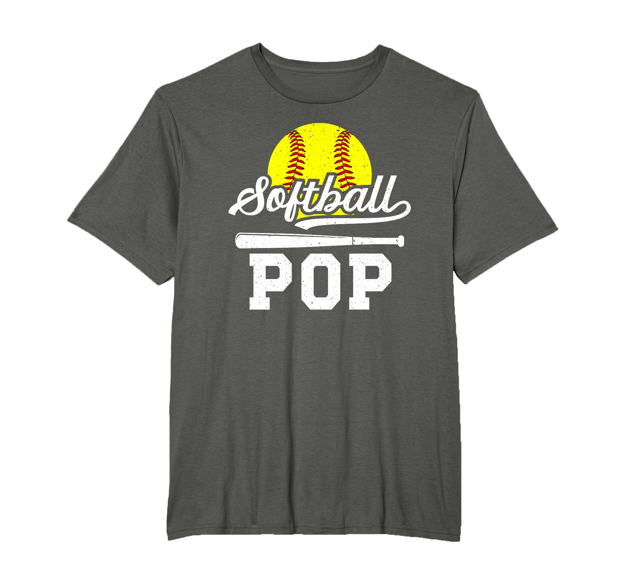 Softball Pop Grandpa Pop Of A Softball Player Pop T-Shirt