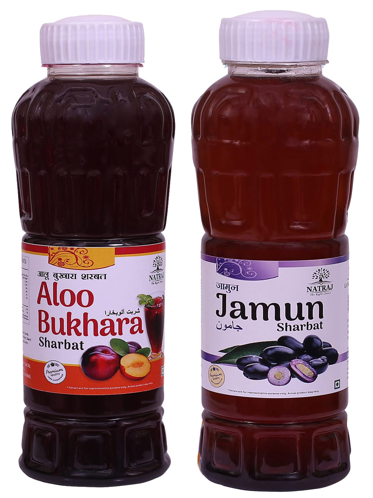 Natraj The Right Choice AlooBukhara & JAMUN SHARABAT Pack of 2 (750ml x 2) = 1500ml-picture-15