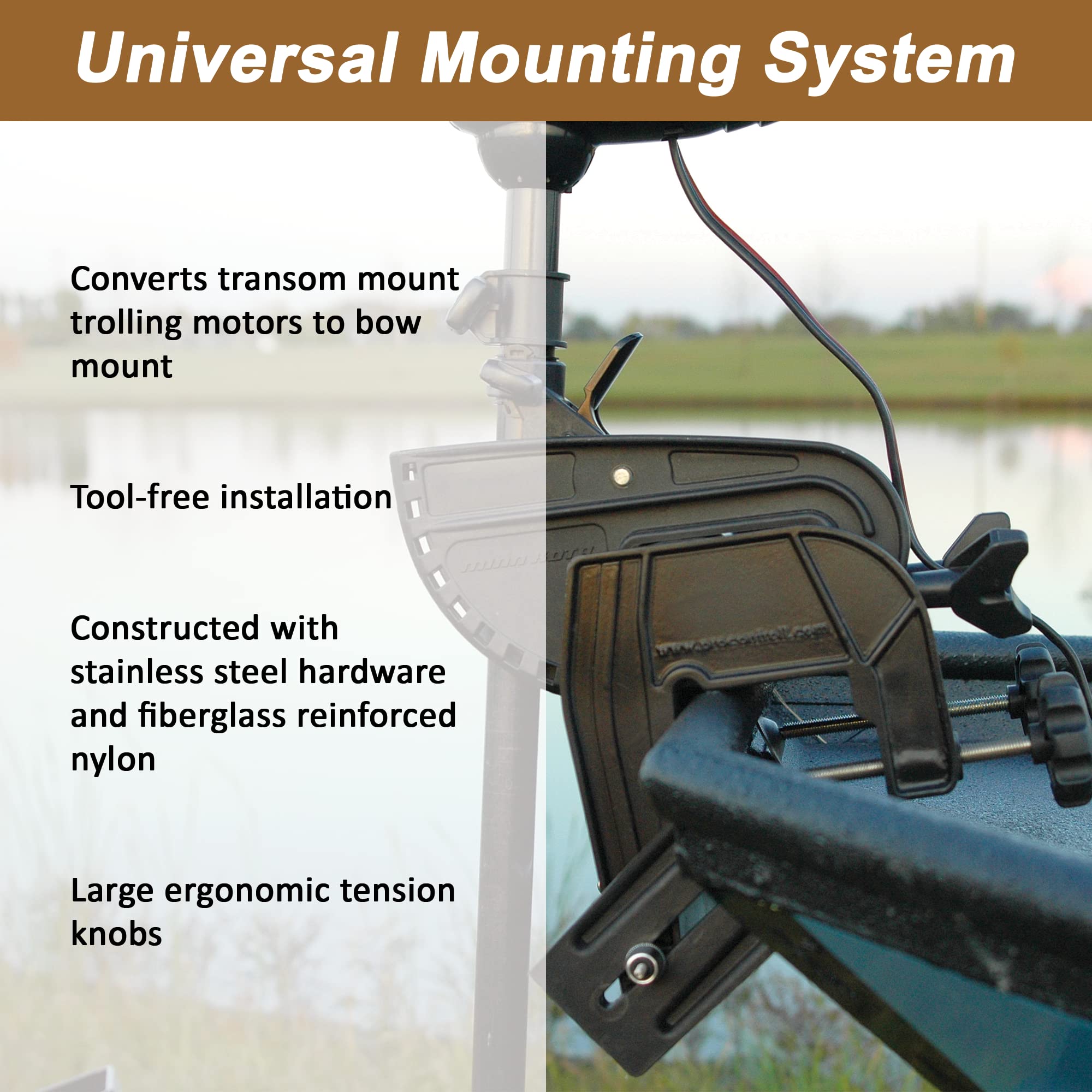Buy Pro Controll EZ Mount Trolling Motor Bow Mount Bracket Online at