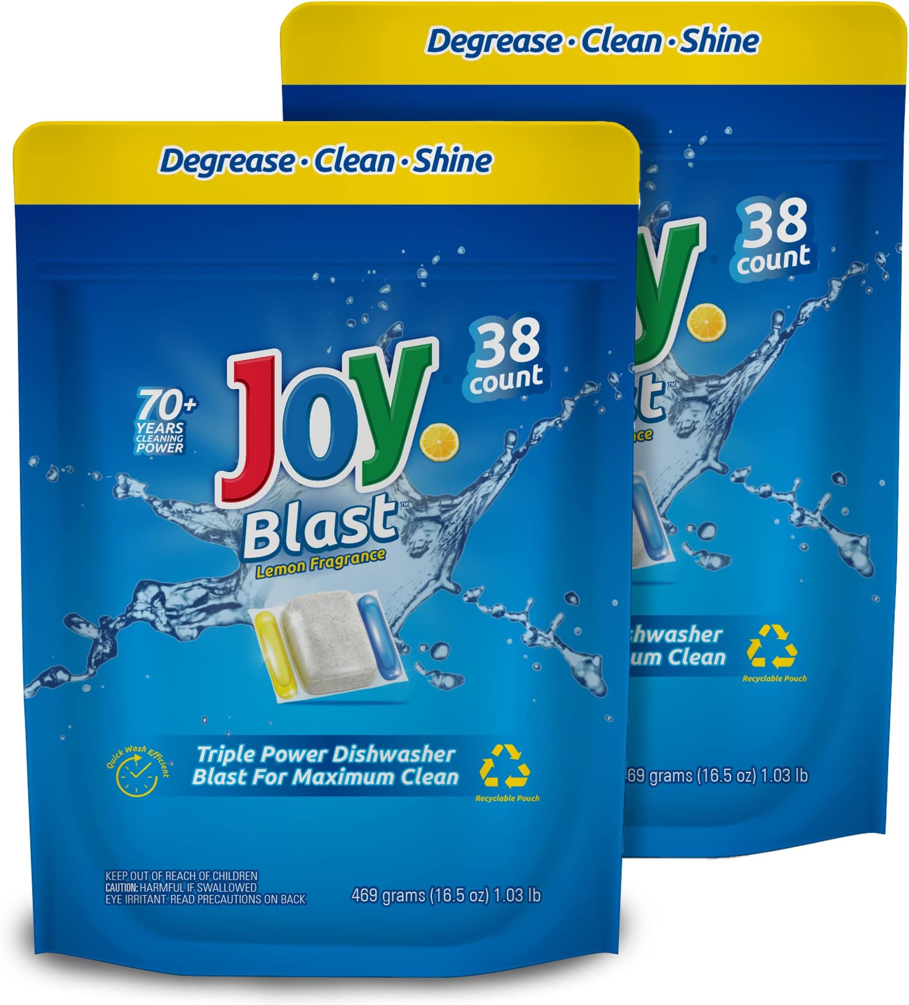 Joy Blast Platinum Dishwasher Pods Dishwasher Detergent