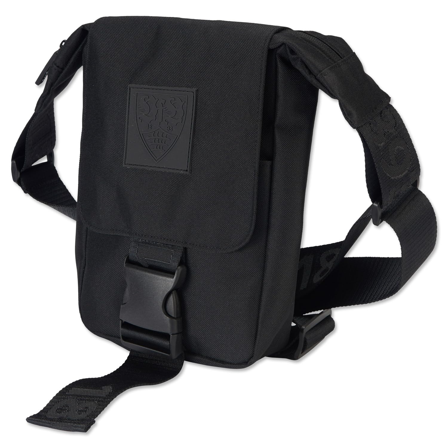 VfB Stuttgart Stadiontasche mit Wappen – Offizielle Fan Tasche transparent für Stadionbesuch – Umhängetasche Clear Bag für Arena, Konzert, Festival – Schultertasche Fanartikel Rot Weiß