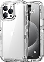 Vista 19 de AICase Funda con Clip tipo Pistolera Compatible con iPhone 15 Pro Max con Protector de Pantalla de Vidrio + Lente de Cámara, Protección Resistente