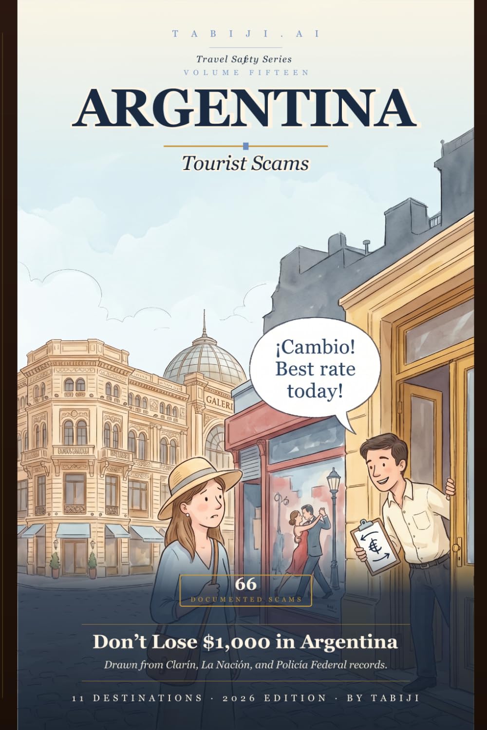 Argentina Tourist Scams 2026: 66 Real Scams Across Buenos Aires, Patagonia, Iguazú & 8 More Destinations — Drawn from Clarín, La Nación, and Policía Federal Records