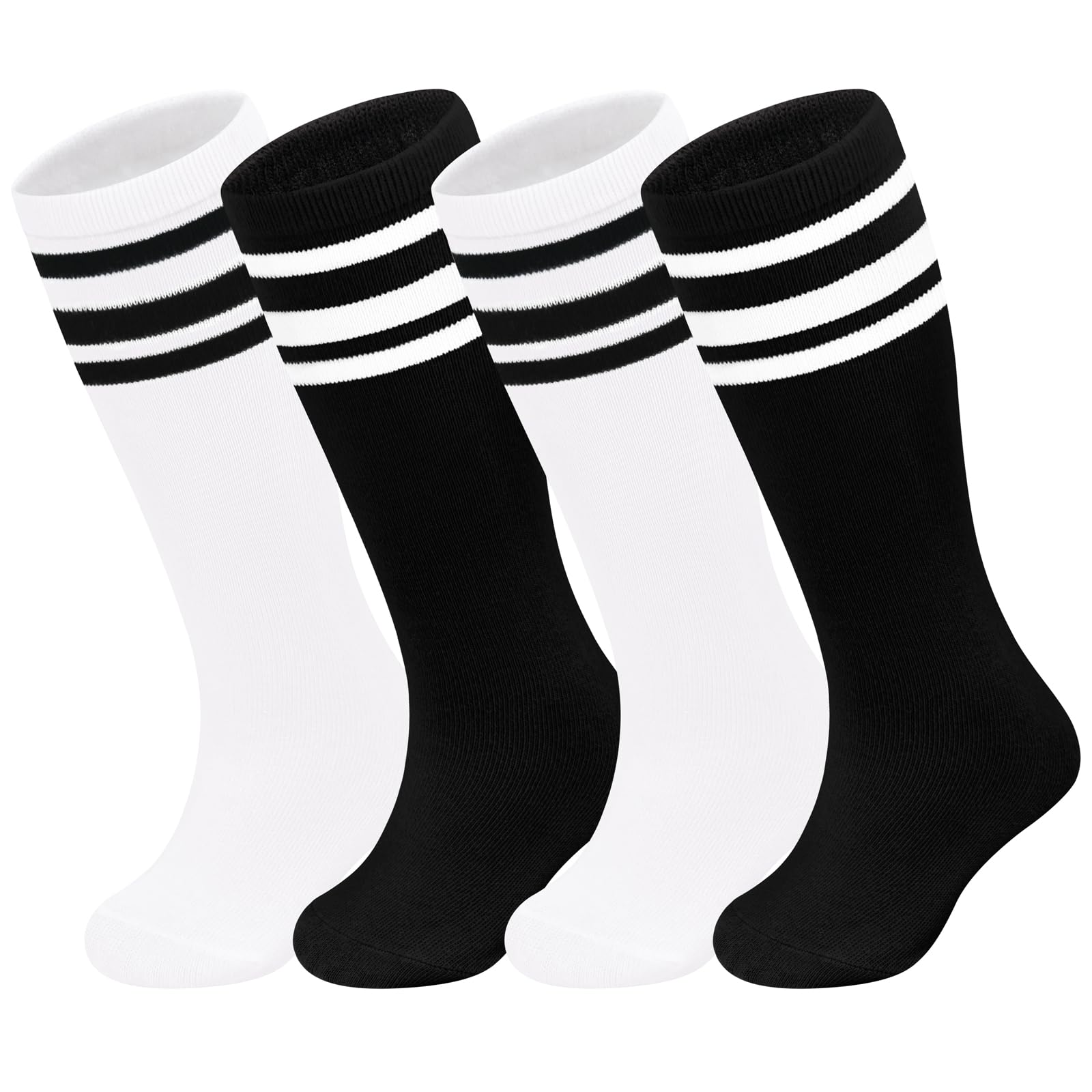 Sarfel Youth Toddler Soccer Socks Kids Baseball Socks Youth Boys Girls Knee High Softball Football Accessories Tube Cotton