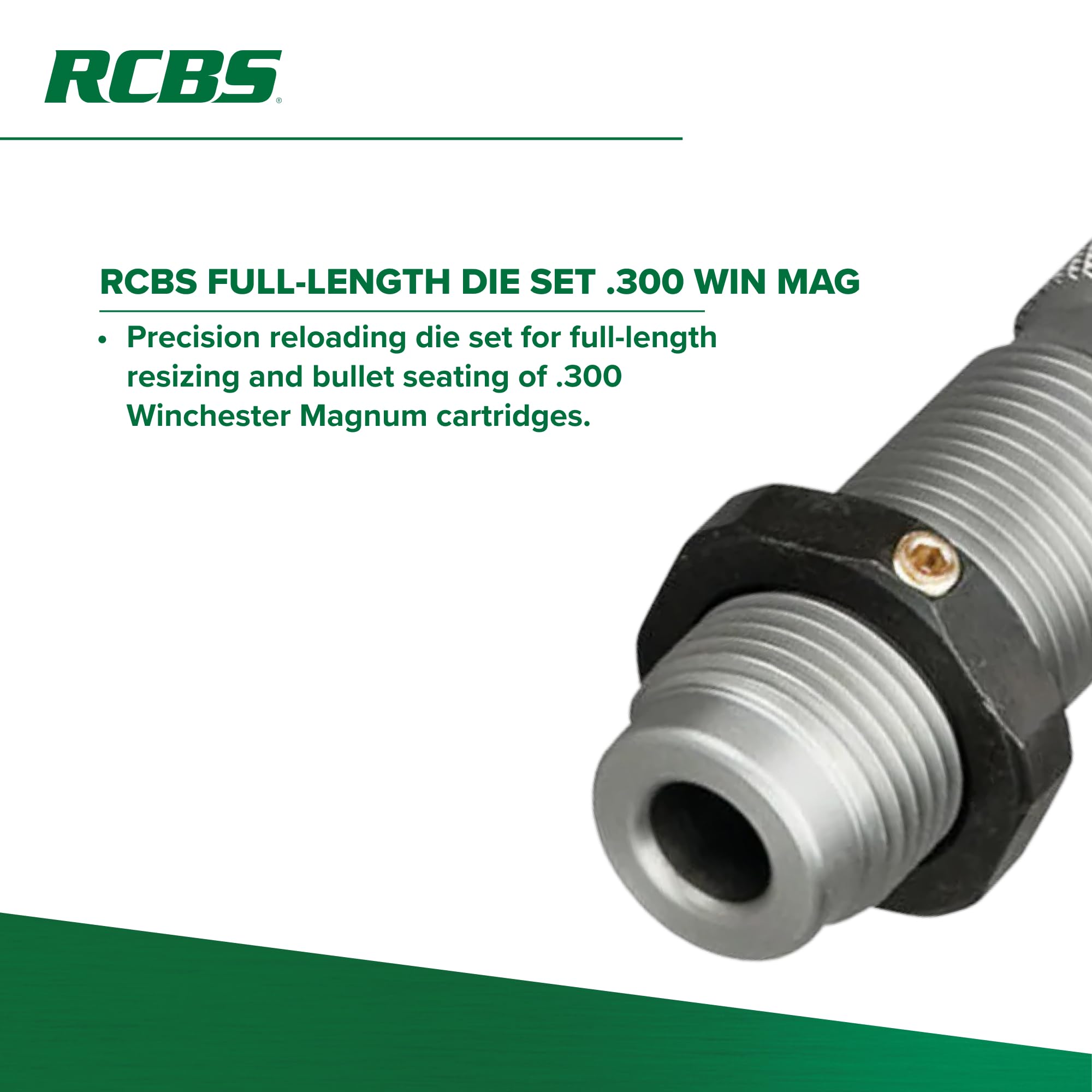 Amazon.com : RCBS Full-Length Die Set .300 Win Mag, Precision
