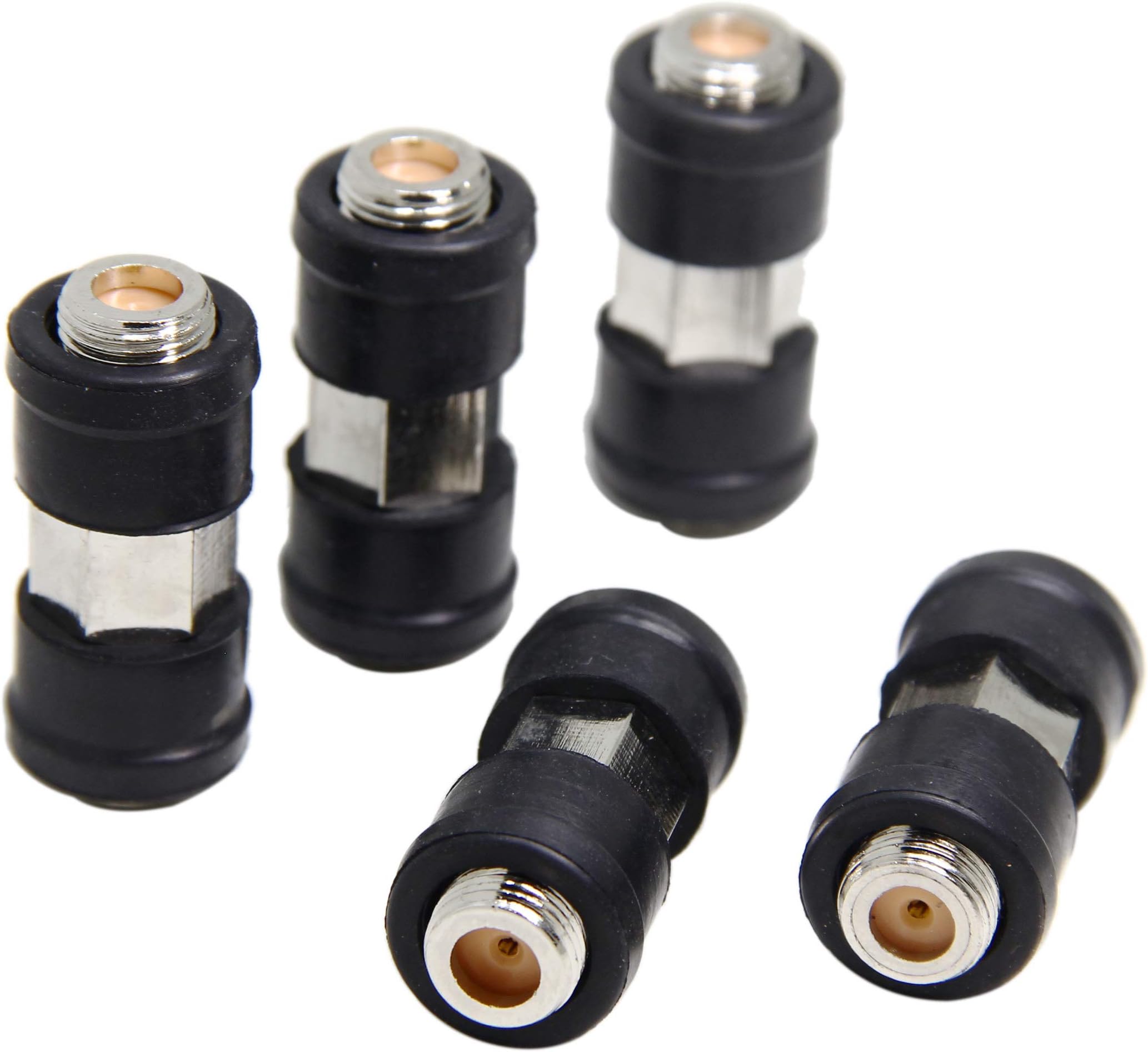 Coaxial Cable Extender, 5-Pack F Coax Coupler Barrel Connector Cable Extension for Outdoor TV Antenna Cable, RG6 Cable