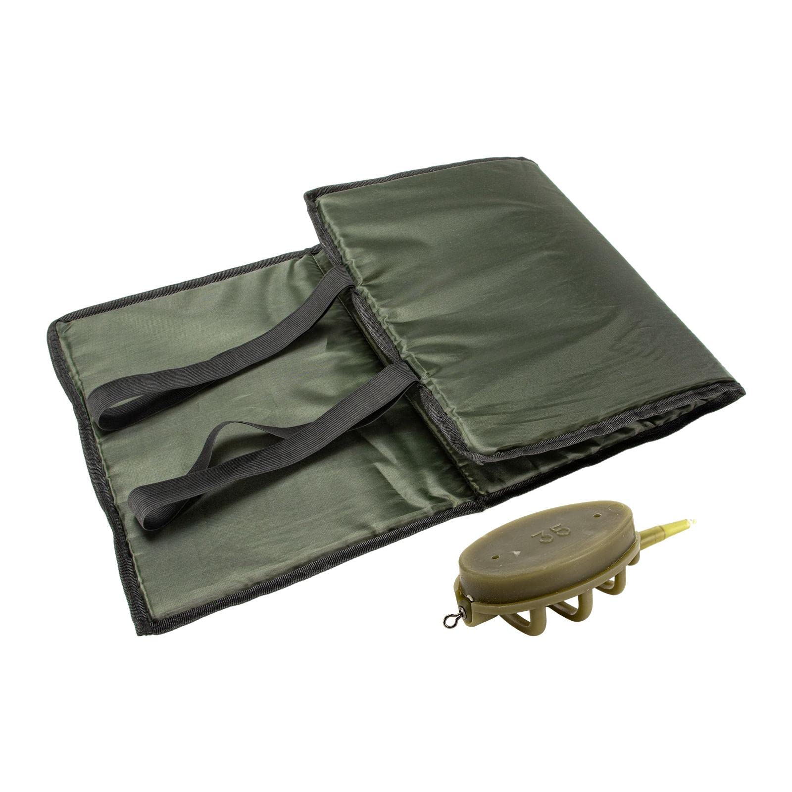 Carp Fishing Unhooking Mat, Seat Pad Carp Fishing Method Feeders Set Foldable Fishing Landing Mat for Camping Carp Fishing Tackles