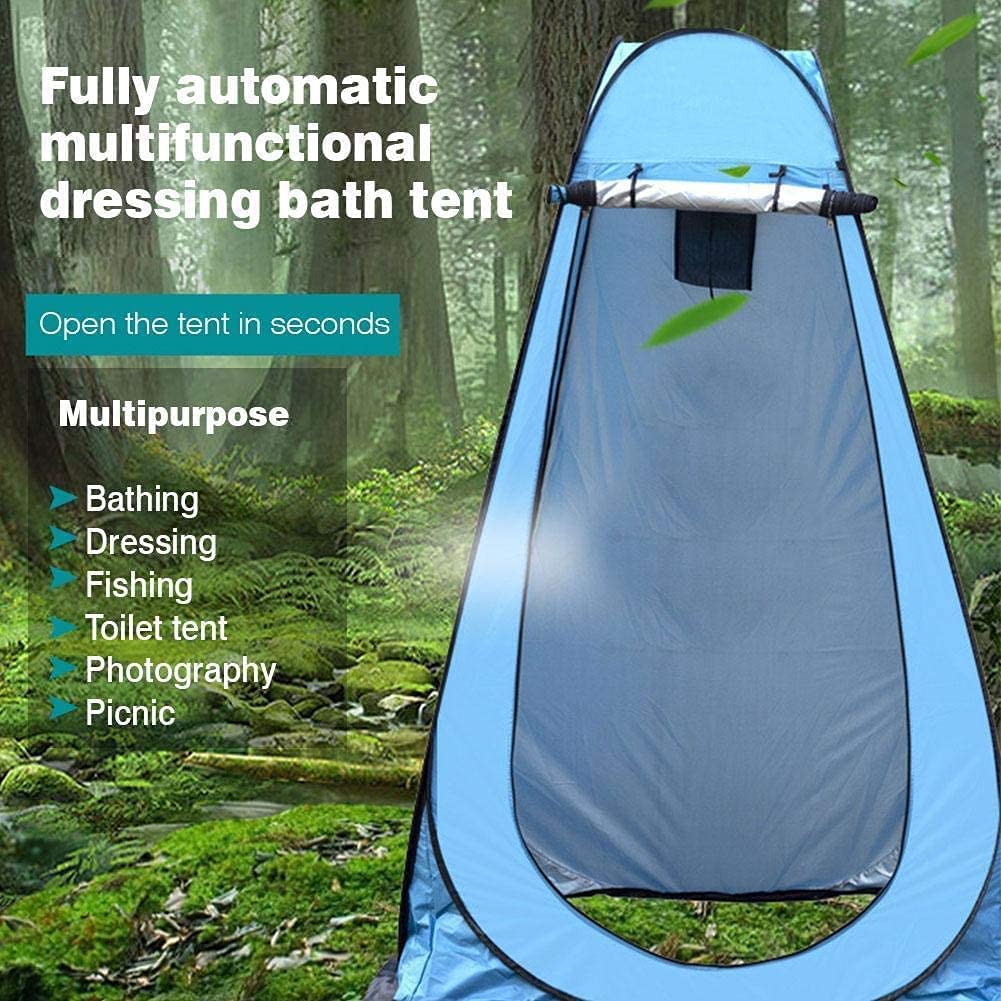 Toilettenzelt Pop Up Campingzelte Pop-Up-Pod-Sichtschutzzelt Umkleideraum Tragbares Außenduschzelt Camp-Toilette Regenschutz Strandzelt Einfaches Aufstellen Von Pop-Up-Zelten