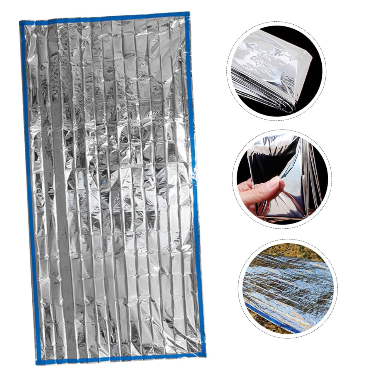 POPETPOP Sleeping Bag Liner Insulated Sleeping Bag for Adults Emergency Blanket Portable Random Color