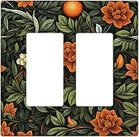 Vista 10 de Cubiertas de salida iridiscentes abstractas coloridas nubes dúplex de 1 cuadrilla, placa de cubierta de interruptor de luz arco iris, placas