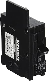 Siemens BQ1B015 15-Amp Single Pole 120-Volt10KAIC Lug Out Breaker, Color