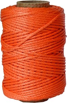 Jameson TL-DY-175180 Dyneema Throw Line, 1.75 mm x 180 ft High-Strength, Lightweight, Low-Friction Arborist Line in High-Visibility Orange